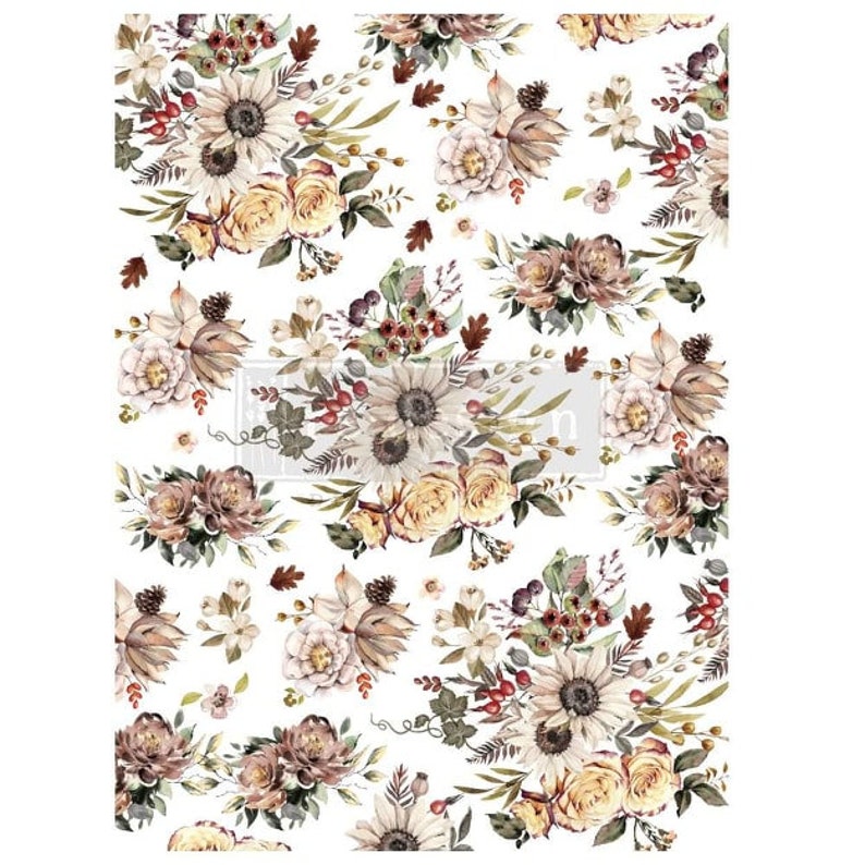 Sunflower Farms Redesign with Prima decor transfer FREE SHIPPING Flipping Fabulous Salina 