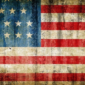 Stars & Stripes - Mint by Michelle Decoupage Paper - Furniture Upcycling - Free Shipping Available - Flipping Fabulous Salina