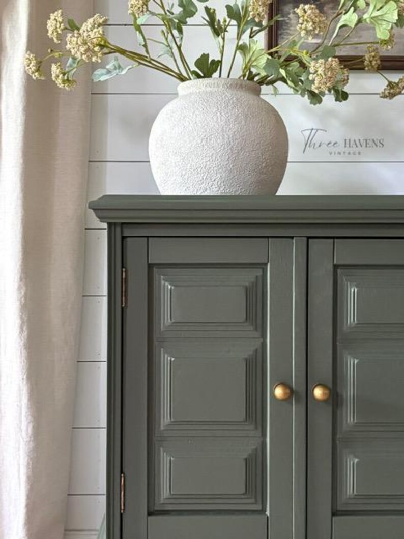 Olive Grove - Legacy Paints - All in One Furniture & Cabinet Paint, Same Day Shipping - Durable, Primer to Topcoat Painting image 6