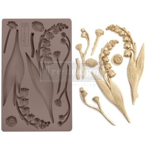 Bell Orchids - Silicone Mold - Redesign with Prima Decor - Resin, Epoxy, Wax, Clay, Baking, Crafting - Flipping Fabulous Salina