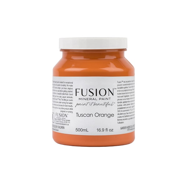 Tuscan Orange - Fusion Mineral Paint - Same Day Shipping - Furniture Paint - Furniture Painting Tools - Flipping Fabulous Salina