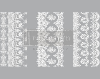 Vintage Wallpaper Rub On Transfer - ReDesign With Prima - Furniture Upcycling - DIY Decor - Flipping Fabulous Salina