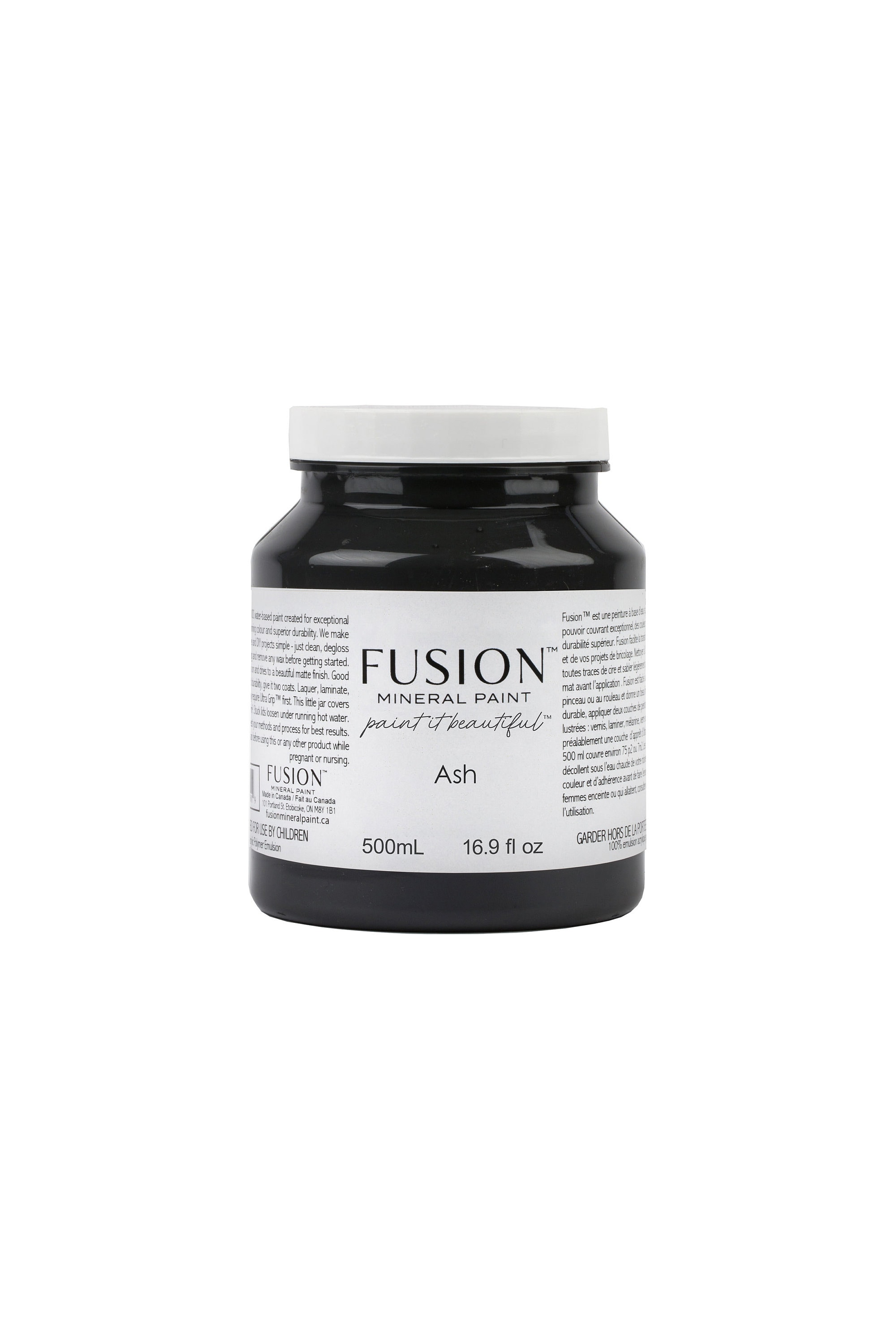 Ash - Fusion Mineral Paint - Same Day Shipping - Furniture Paint - Furniture Painting Tools - Flipping Fabulous Salina