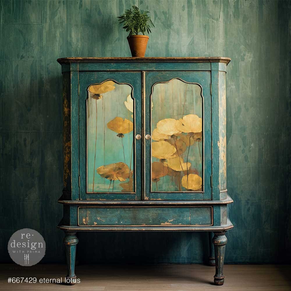 A1 Decoupage Fiber – Eternal Lotus - Redesign With Prima - Furniture ...