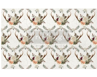 Decoupage Tissue Paper – Cedar Creek - ReDesign With Prima - Furniture Upcycling - DIY Decor - Decoupage Crafts - Flipping Fabulous Salina