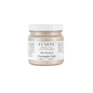Champagne Gold Metallics - Fusion Mineral Paint - Same Day Shipping - Furniture Paint - Furniture Painting Tools - Flipping Fabulous Salina