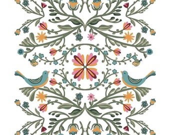 Folk Element Decor Transfer - A1 Artist First Mint By Michelle - FREE SHIPPING – Flipping Fabulous Salina