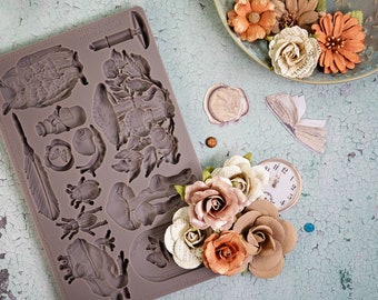 Nature Academia Collection Mould- Silicone Mold - Redesign with Prima - Resin, Epoxy, Wax, Clay, Baking, Crafting - Flipping Fabulous Salina