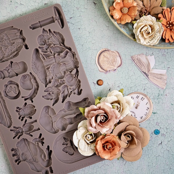 Nature Academia Collection Mould- Silicone Mold - Redesign with Prima - Resin, Epoxy, Wax, Clay, Baking, Crafting - Flipping Fabulous Salina