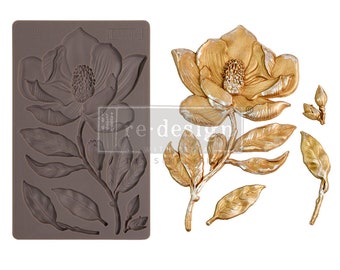 Magnolia Flower - Silicone Mold - Redesign with Prima - Resin, Epoxy, Wax, Clay, Baking, Crafting - Flipping Fabulous Salina