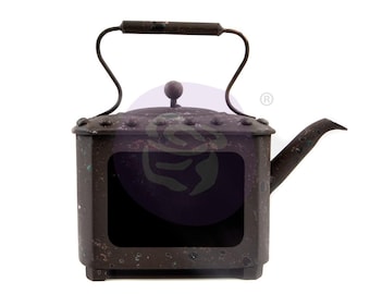 Finnabair Metal Frame Rusty Pot – 1 pc - Free Shipping Eligible