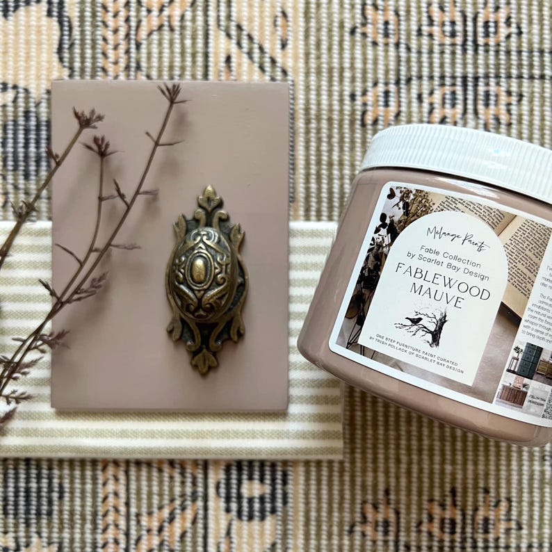 Fablewood Mauve - Melange ONE Artisan Mineral Paint - Primer to Topcoat ...