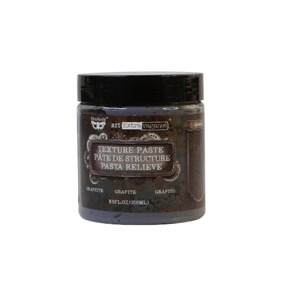 Texture Paste - Graphite - Art Extravagance - Finnabair - ReDesign With Prima - Mixed Media Art - Flipping Fabulous Salina