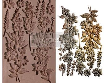 Country Blossom - Silicone Mold - Redesign with Prima - Resin, Epoxy, Wax, Clay, Baking, Crafting - Flipping Fabulous Salina