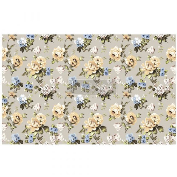 Decoupage Tissue Paper – Marigold - ReDesign With Prima - Furniture Upcycling - DIY Decor - Decoupage Crafts - Flipping Fabulous Salina