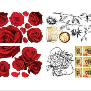 Dixie Belle Paint - Roses are Red Transfer - Belles and Whistles - Flipping Fabulous Salina -  Elite Retailer - Fast Shipping