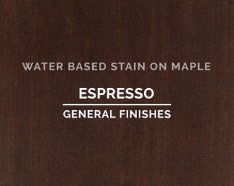 Espresso Water Based Stain - General Finishes - FREE SHIPPING ELIGIBLE