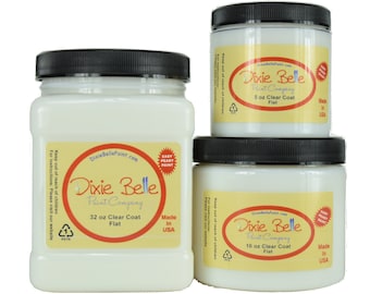 Dixie Belle Paint - Clear Coat Flat - Flipping Fabulous Salina - Elite Retailer - Fast Shipping