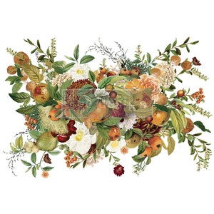 Harvest Hues Rub On Transfer - ReDesign With Prima - Furniture Upcycling - DIY Decor - Flipping Fabulous Salina