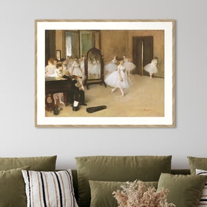Framed Print | The Dancer Class | Degas | Exhibition Poster | Ballet Print | Wall Décor | Art Print | Home Accessories | Gift Idea
