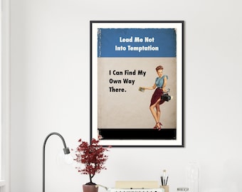 Ingelijste print | Vind mijn eigen weg | Grappige print | Kunst aan de muur | Woonaccessoires | Wanddecoratie | Cadeau Idee | Art Print | A3 afdrukken