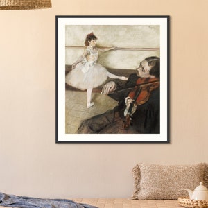 Framed Print | The Dance Lesson | Degas | Exhibition Poster | Ballet Print | Wall Décor | Art Print | Home Accessories | Gift Idea