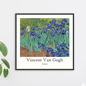 Framed Print | Irises | Van Gogh Print | Exhibition Poster | Impressionism | Wall Décor | Art Print | Home Accessories | Gift Idea