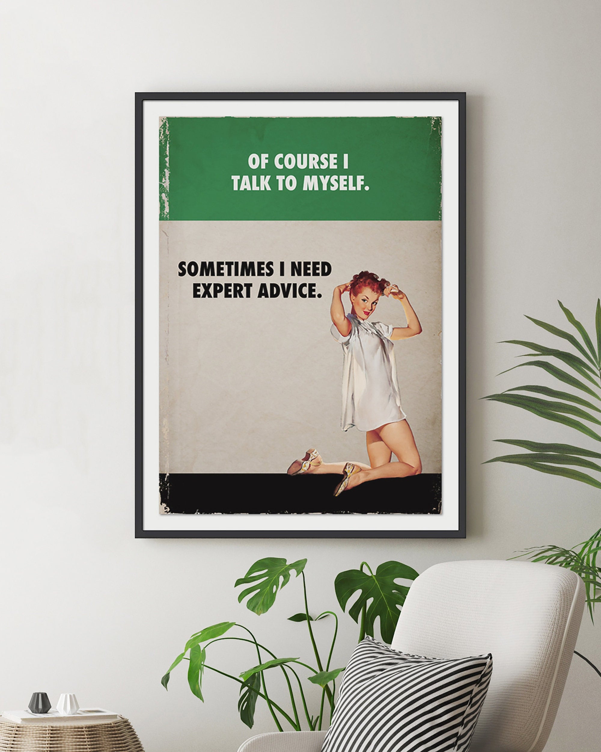 Ingelijste print | Deskundig advies | Grappige afdruk | Muurkunst | Woonaccessoires | Wanddecoratie | Kunstafdruk | Cadeau-idee | Nieuw huiscadeau | A3-afdruk