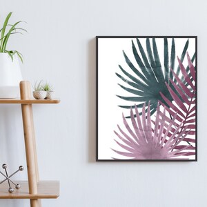 Framed Print | Tropical print | Palm Leaf Print | Art Print | Wall Décor | Home Accessories | Gift Idea | Living Room Art | A3 Print