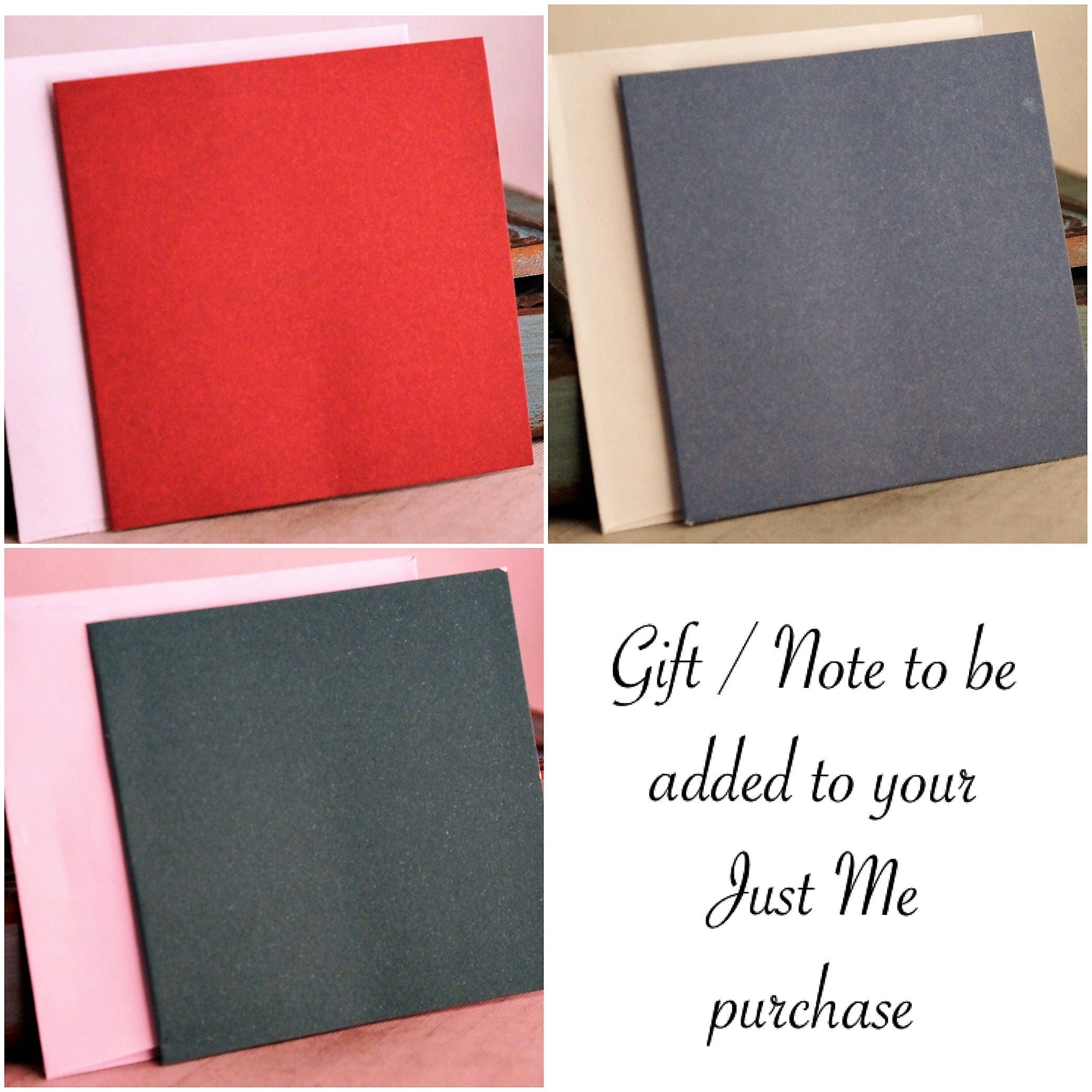 Add a personal gift card / Note card / Hand written gift card Etsy