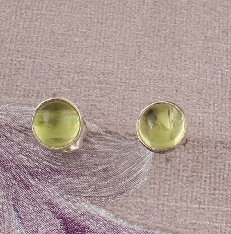Amazing Beautiful Prehnite Top Quality Gemstone Earring,Studs Earring,925-Sterling Silver Earring,Antique Silver Earring,Studs Gift Earring