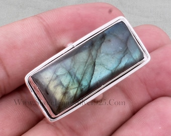 Handmade Labradorite 925 Sterling Silver Ring