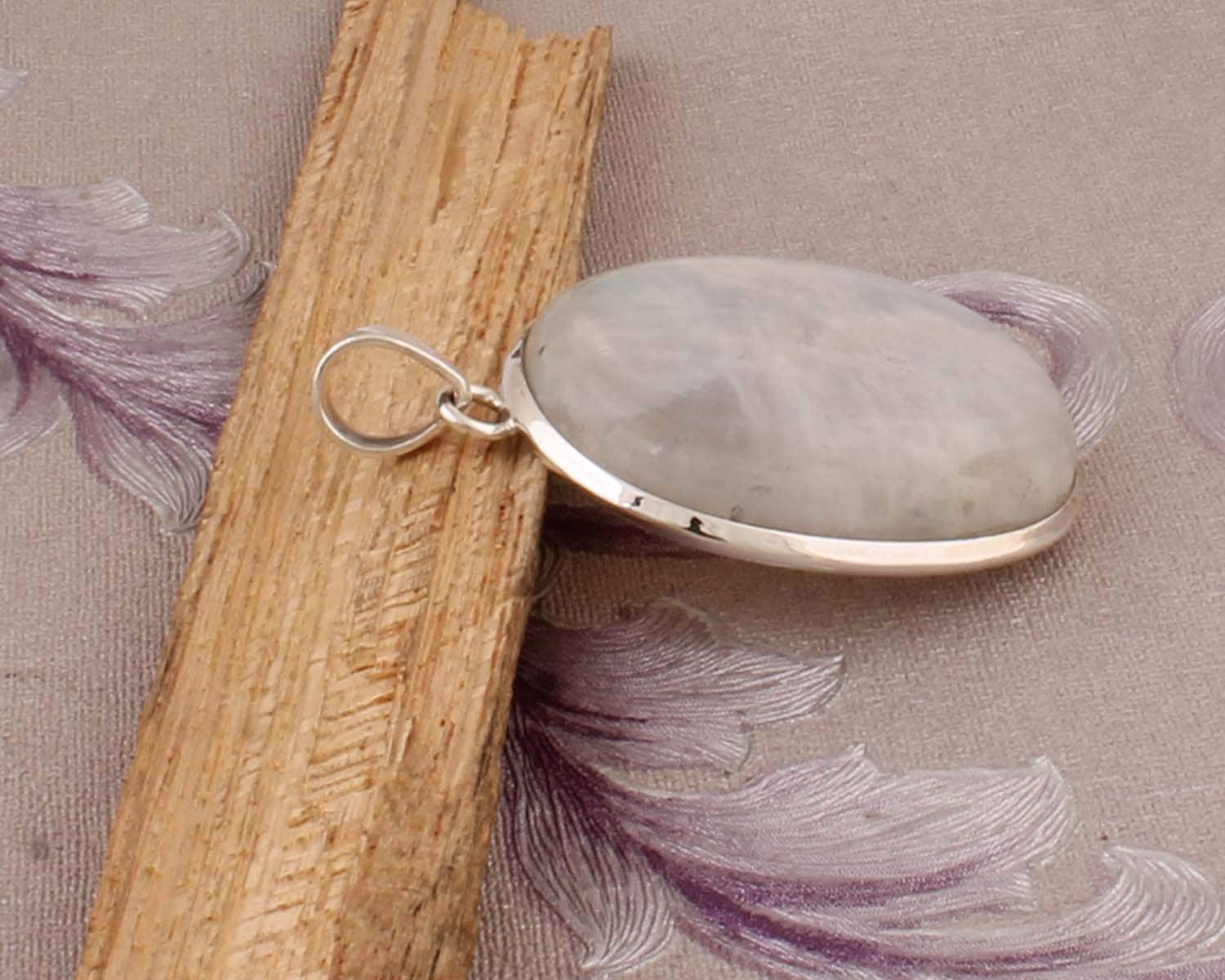 Ciondolo Con Pietra Di Luna Arcobaleno Sfaccettata, Pietra - Foto 9