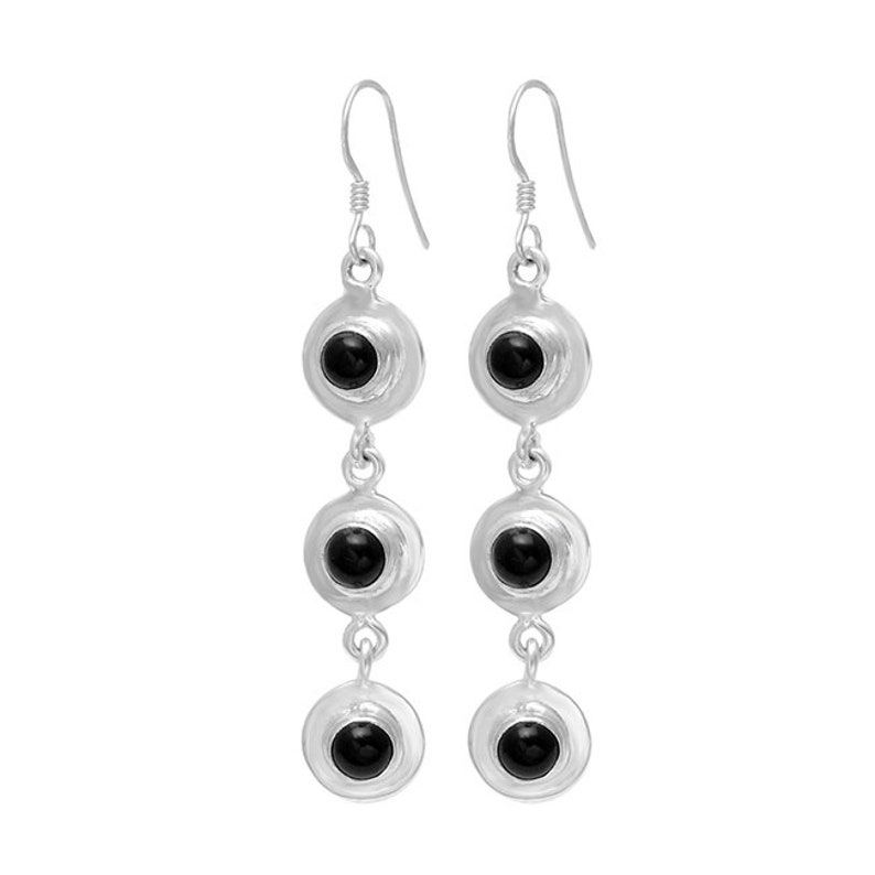 Handcrafted Earring With Natural Amethyst AAA+Quality Gemstone Cabochon Stone Boho Earring 925-Sterling Solid Silver Earring ETSYCYBER2018