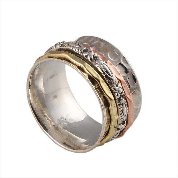 Thumb Ring 925-Sterling Silver Ring,Antique Silver Ring,Handicraft Boho Ring,Spinner Ring Gift For Her,Wedding Ring Etsy Cyber-2019