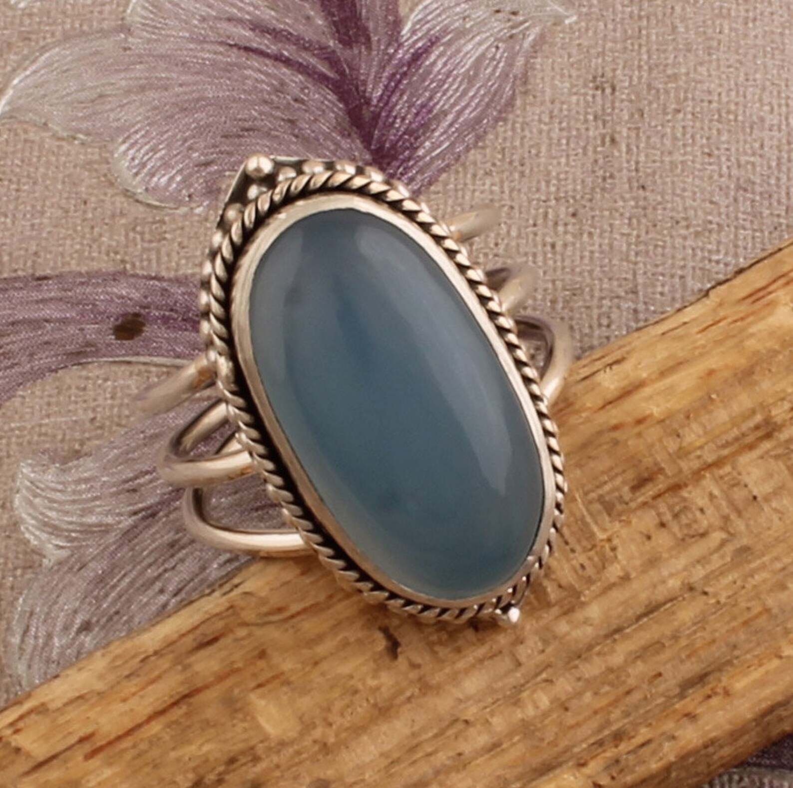 925 Sterling Silver Multi Oval Shape Gemstone Ring Designer Etsy