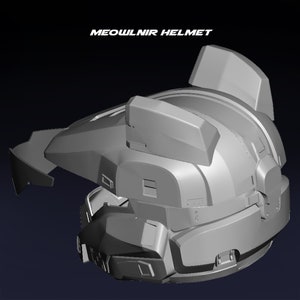 Halo Infinite Meownir Helmet Cat Ears image 4