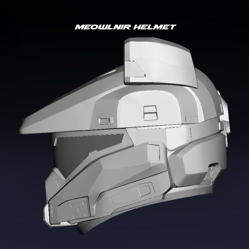 Halo Infinite Meownir Helmet Cat Ears image 3