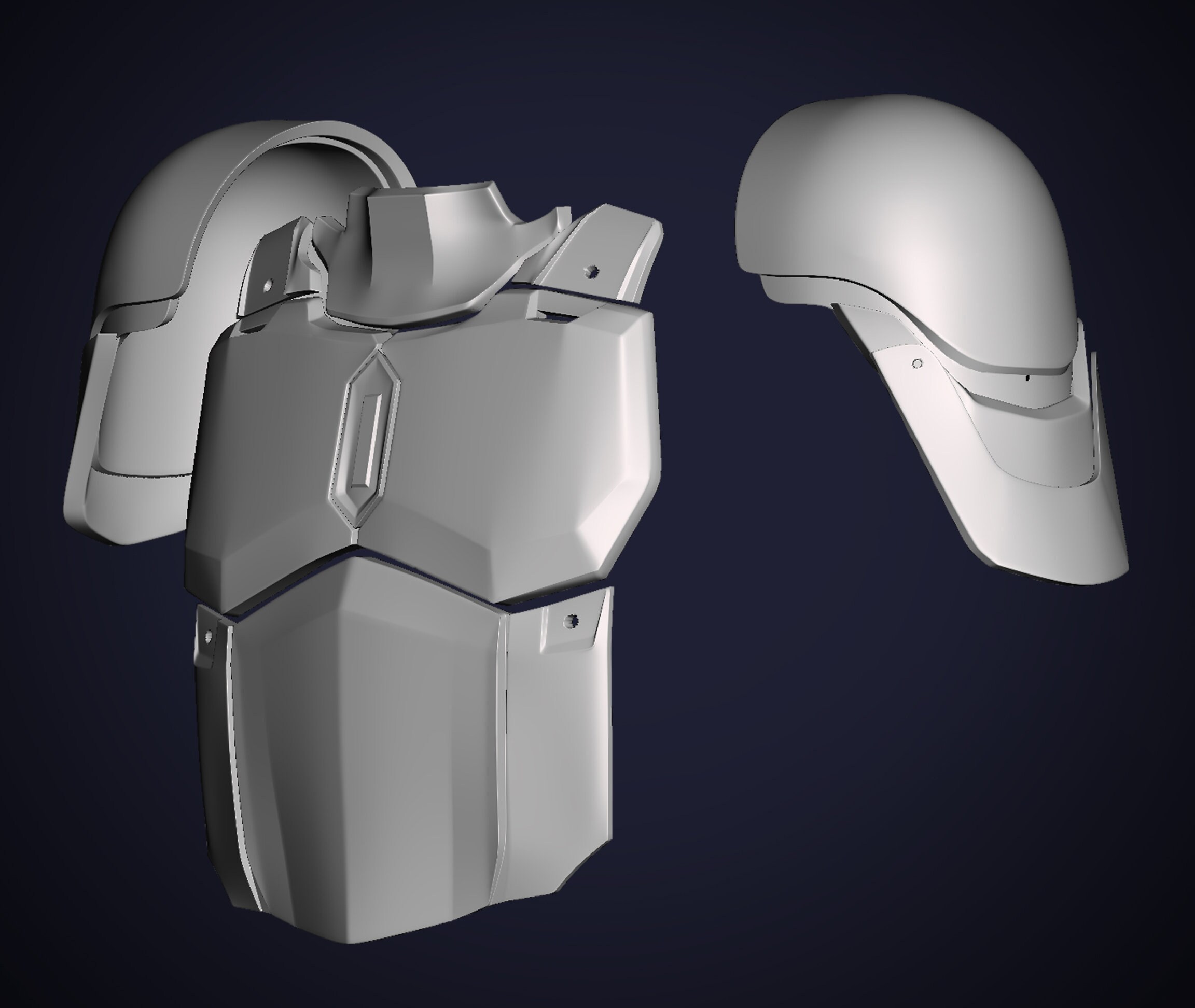 Mandalorian Style Armor for Tactical Vests Etsy
