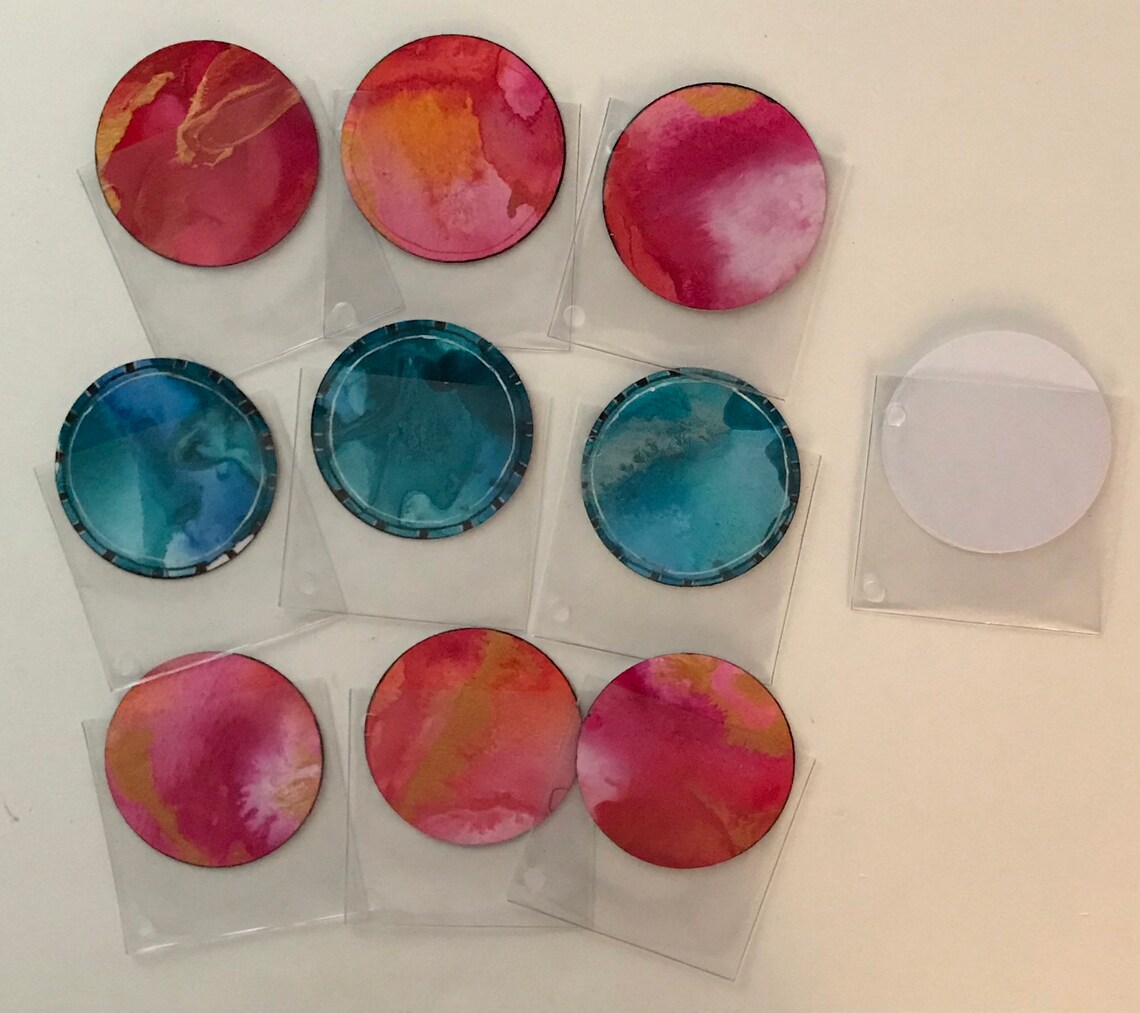 Artist Trading coin plastic sleeves refill pack Etsy 日本