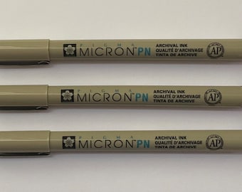 Sakura PN black micron pens pack of 3