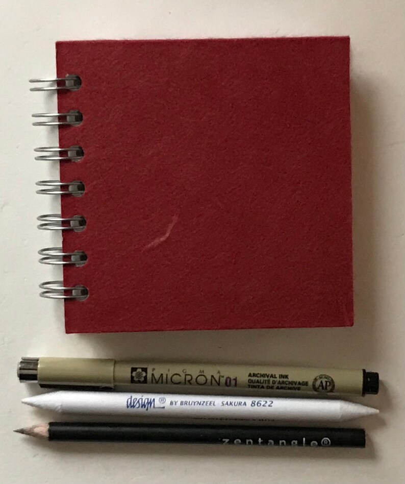 Sketchbook Kit X2 4x4 Sketchbooks With White 150GSM Etsy