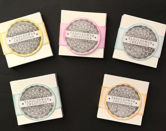 15 white square artist tiles 92x92mm