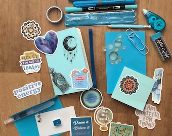 Journal starter kit - bundle 5 - A6 pocket softcover journals & accessories