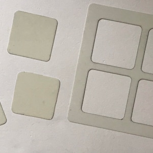 Square reusable stencils - Small 2x2”