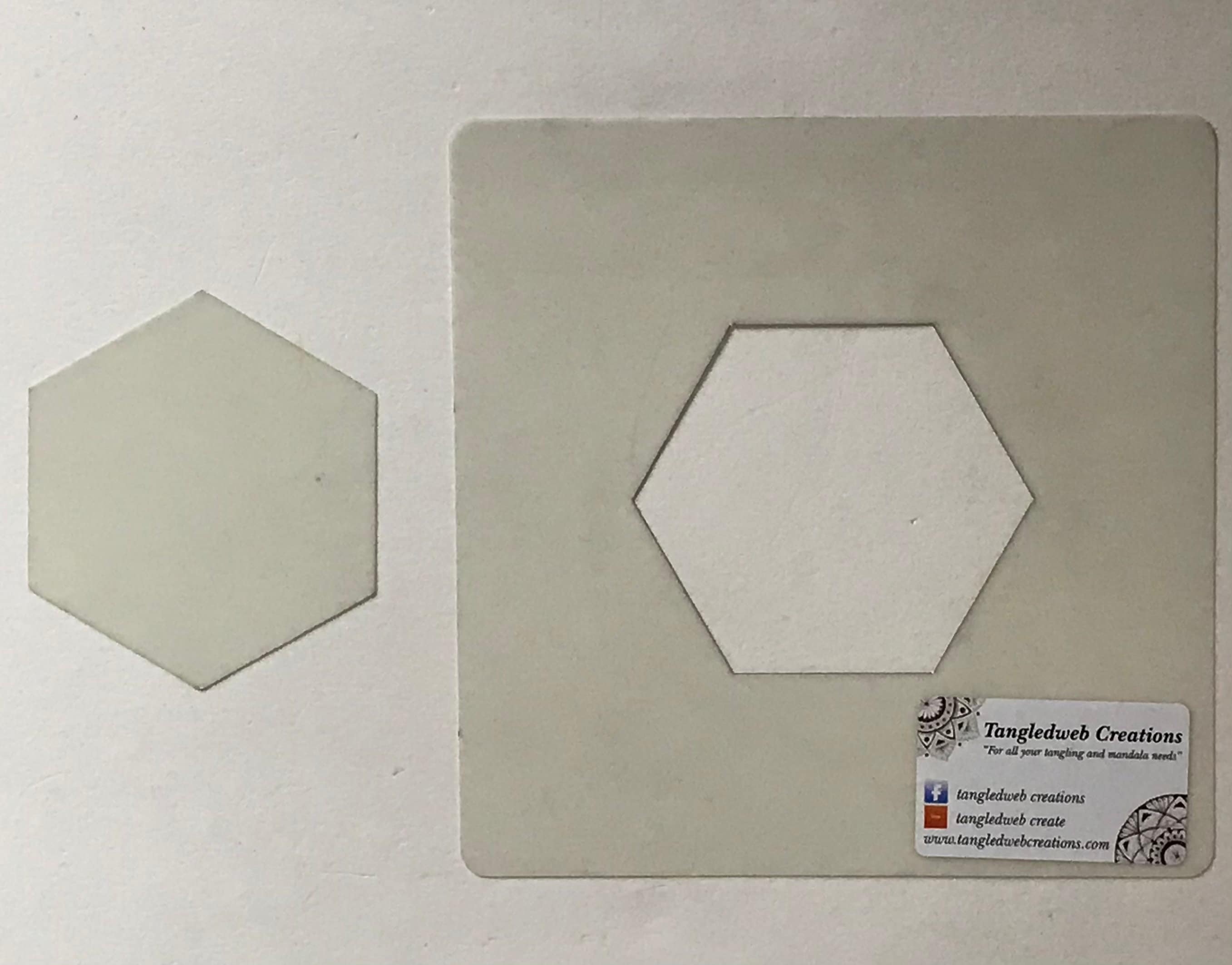 Hexagon Template 5-6.5 Individual w/Fussy