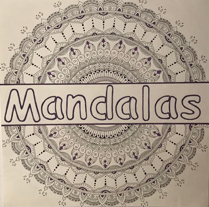 Mandala making stencil kit 12x12 Two part reusable stencils kit image 9