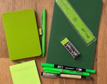 Journal Starter Kit - Bundle 2 – A5 Dot Grid, A6 Lined Hardcover Journals & Accessories