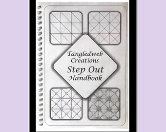 A5 Tangle art workbook 100 pages