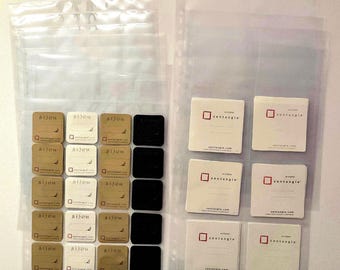 A4 mixed clear plastic sleeves for Zentangle Tiles total of x10 sheets